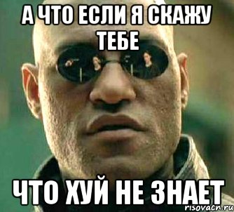 а что если я скажу тебе что хуй не знает, Мем  а что если я скажу тебе