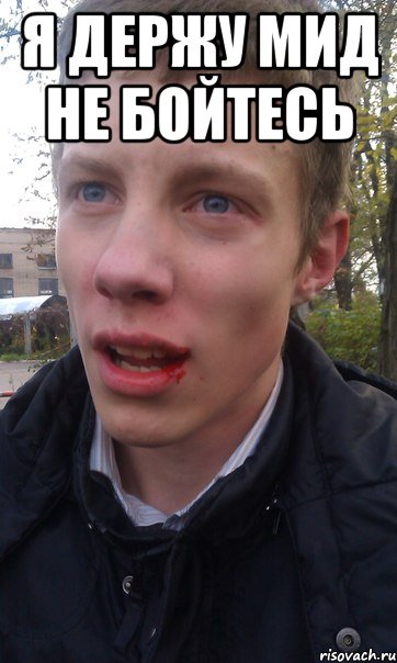 я держу мид не бойтесь , Мем аквв