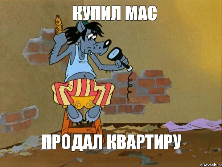 Купил Mac продал квартиру, Комикс Бабушки