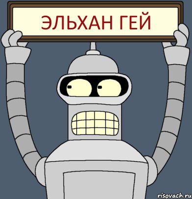 Эльхан ГЕЙ, Комикс Бендер с плакатом