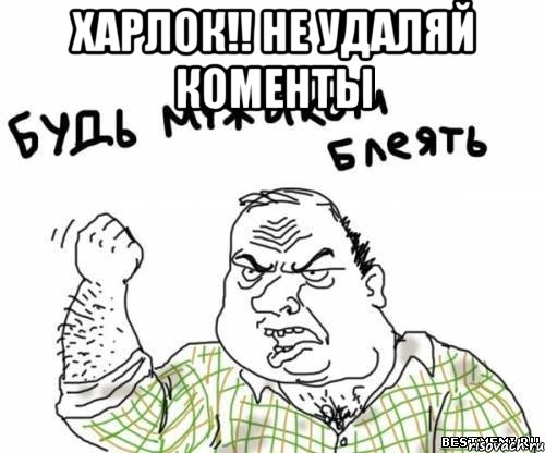 харлок!! не удаляй коменты , Мем блять