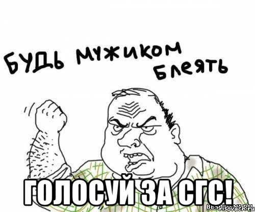  голосуй за сгс!, Мем блять