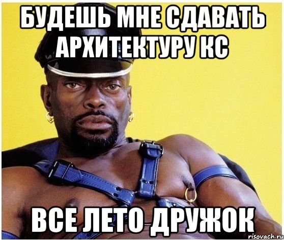 будешь мне сдавать архитектуру кс все лето дружок, Мем Черный властелин