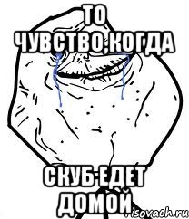 то чувство,когда скуб едет домой