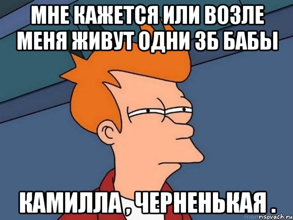 мне кажется или возле меня живут одни зб бабы камилла , черненькая ., Мем  Фрай (мне кажется или)