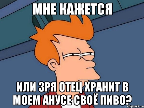 мне кажется или зря отец хранит в моем анусе своё пиво?, Мем  Фрай (мне кажется или)