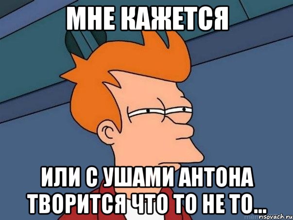 мне кажется или с ушами антона творится что то не то..., Мем  Фрай (мне кажется или)