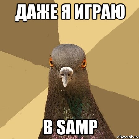 даже я играю в samp