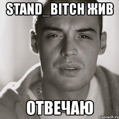 stand_bitch жив отвечаю, Мем Гуф