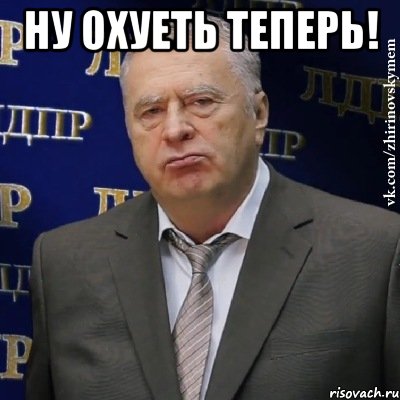 ну охуеть теперь! , Мем Хватит это терпеть (Жириновский)