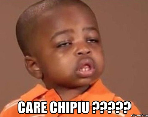 care chipiu ???, Мем  Какой пацан (негритенок)