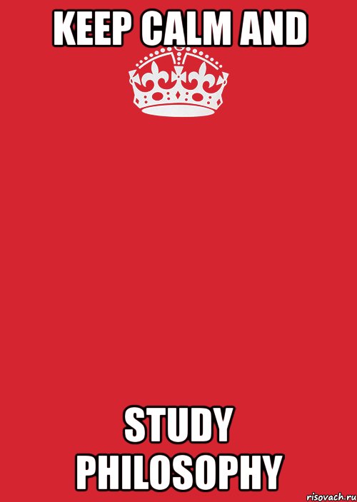 keep calm and study philosophy, Комикс Keep Calm 3