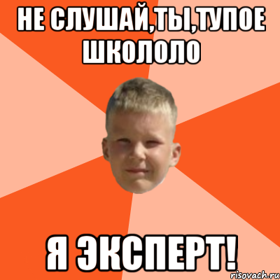 не слушай,ты,тупое школоло я эксперт!