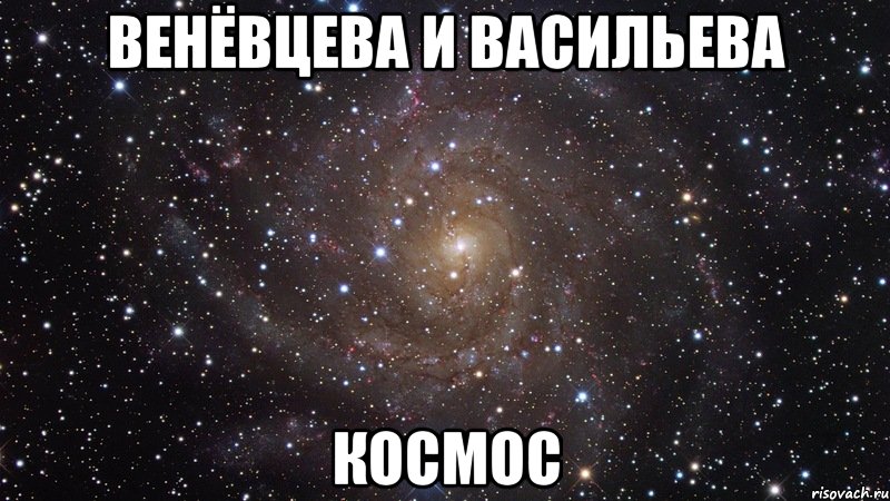 венёвцева и васильева космос, Мем  Космос (офигенно)