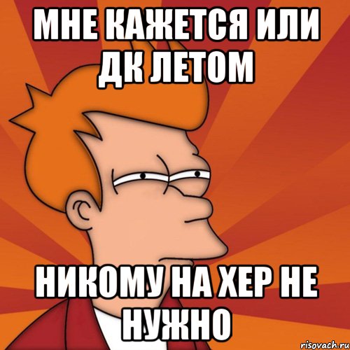 мне кажется или дк летом никому на хер не нужно, Мем Мне кажется или (Фрай Футурама)