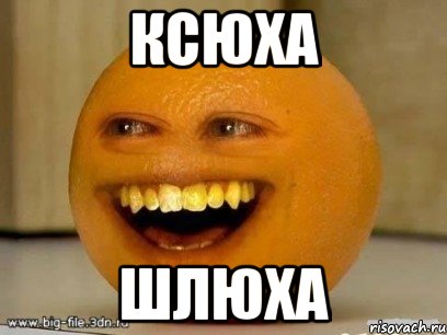 ксюха шлюха, Мем Надоедливый апельсин