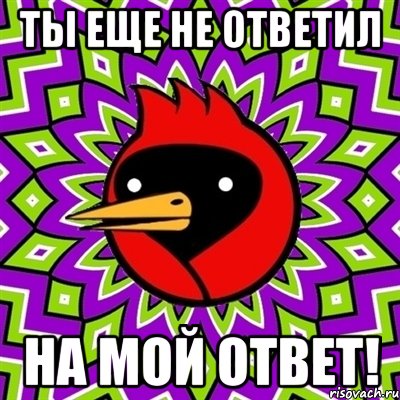 ты еще не ответил на мой ответ!, Мем Омская птица