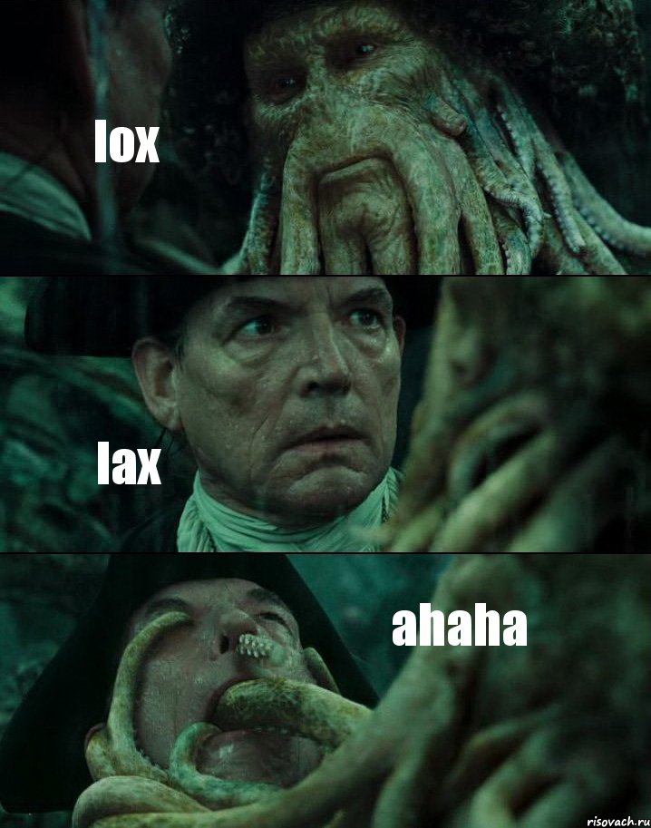 lox lax ahaha, Комикс Пираты Карибского моря