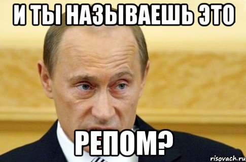 и ты называешь это репом?, Мем путин