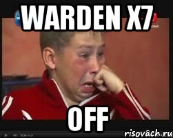 warden x7 off