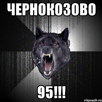 чернокозово 95!!!, Мем Сумасшедший волк