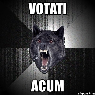 votati acum, Мем Сумасшедший волк