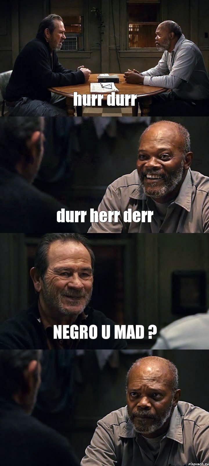 hurr durr durr herr derr NEGRO U MAD ? , Комикс The Sunset Limited