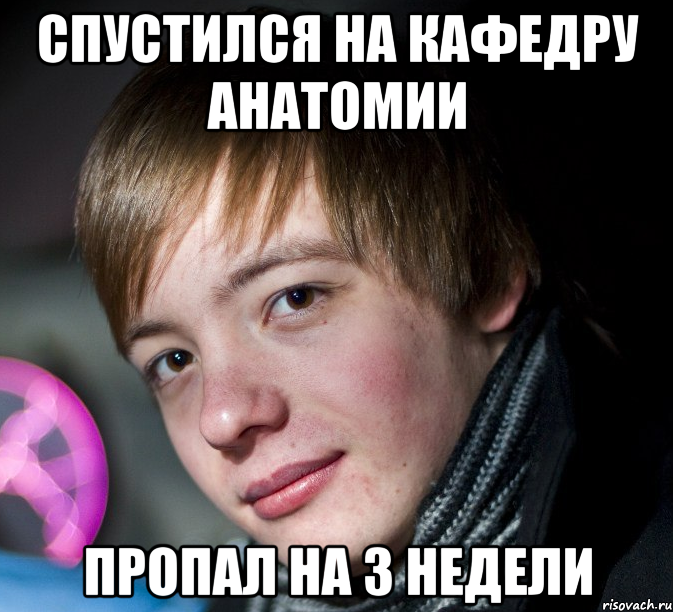спустился на кафедру анатомии пропал на 3 недели, Мем Типичный Игорь