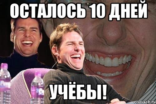 осталось 10 дней учёбы!, Мем том круз