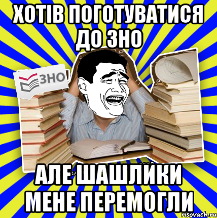 хотів поготуватися до зно але шашлики мене перемогли, Мем Трольфейс