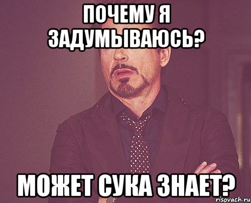 почему я задумываюсь? может сука знает?, Мем твое выражение лица