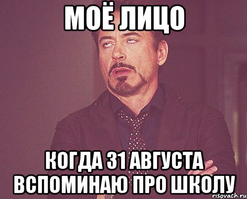 моё лицо когда 31 августа вспоминаю про школу, Мем твое выражение лица