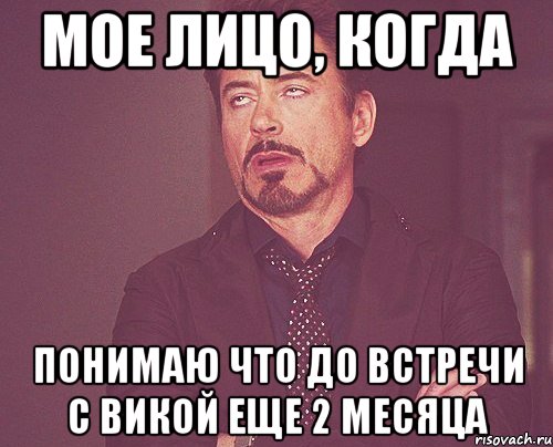 мое лицо, когда понимаю что до встречи с викой еще 2 месяца, Мем твое выражение лица