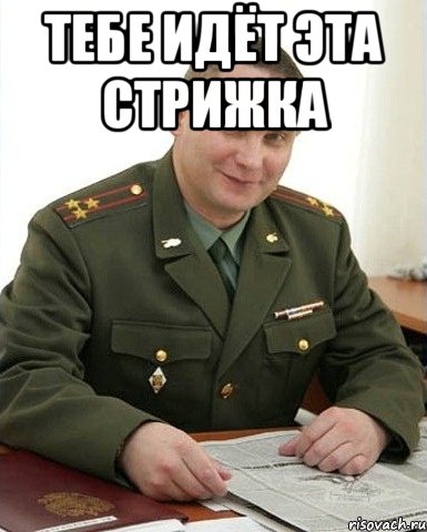 тебе идёт эта стрижка , Мем Военком (полковник)