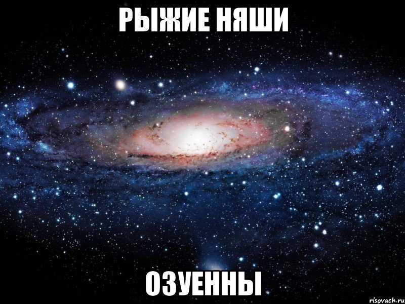 рыжие няши озуенны, Мем Вселенная