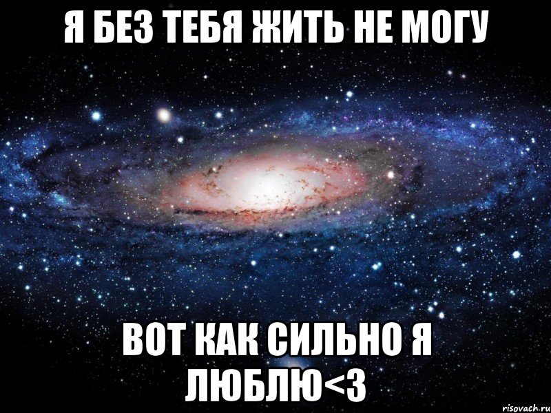 я без тебя жить не могу вот как сильно я люблю<3, Мем Вселенная