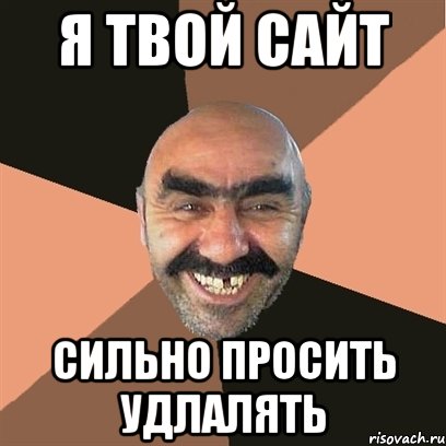 я твой сайт сильно просить удлалять, Мем Я твой дом труба шатал