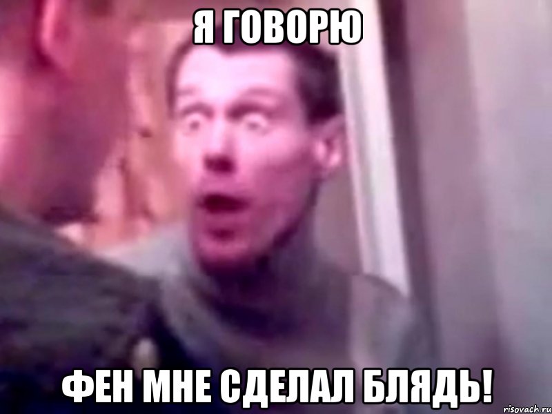 я говорю фен мне сделал блядь!, Мем Запили