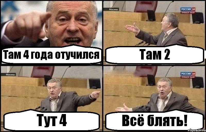 Там 4 года отучился Там 2 Тут 4 Всё блять!, Комикс Жириновский