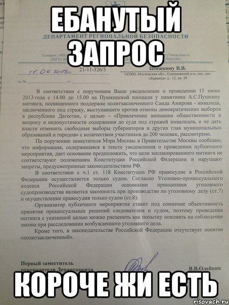 ебанутый запрос короче жи есть, Мем 11