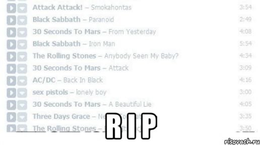  r i p, Мем 2