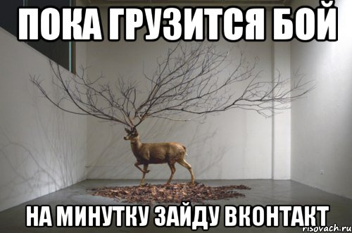 пока грузится бой на минутку зайду вконтакт, Мем 9999