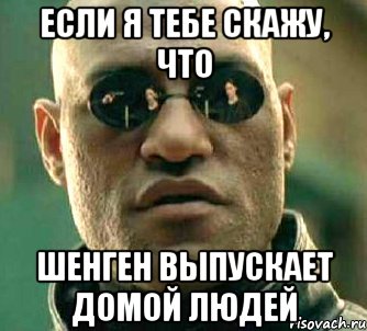 если я тебе скажу, что шенген выпускает домой людей, Мем  а что если я скажу тебе