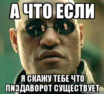 а что если я скажу тебе что пиздаворот существует, Мем  а что если я скажу тебе