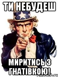 ти небудеш миритись з гнатівкою!, Мем а ты