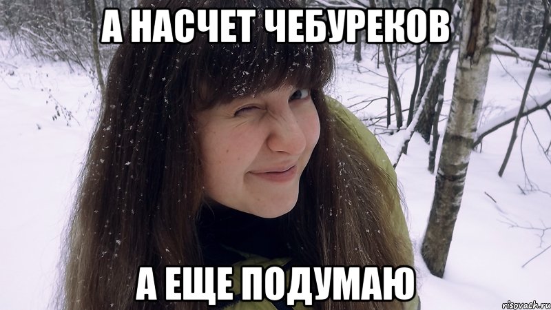 а насчет чебуреков а еще подумаю, Мем Анита