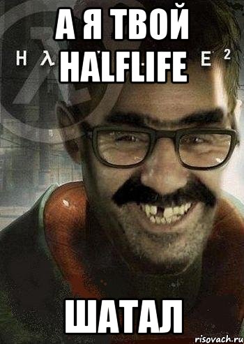 а я твой halflife шатал, Мем Ашот Фримэн