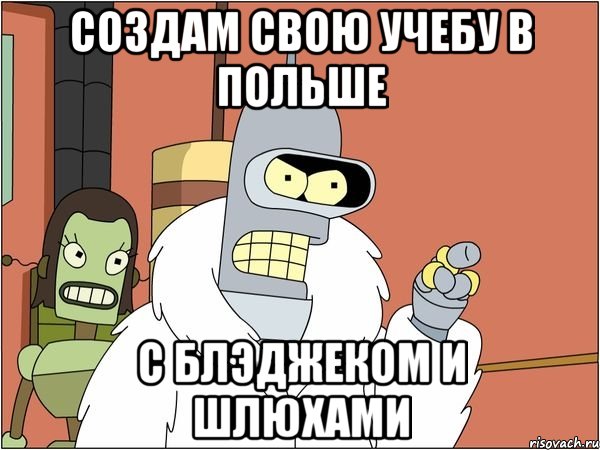 создам свою учебу в польше с блэджеком и шлюхами, Мем Бендер