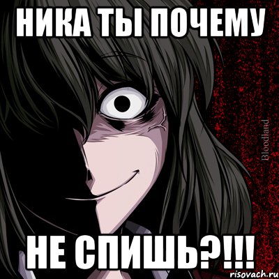 ника ты почему не спишь?!!!, Мем bloodthirsty