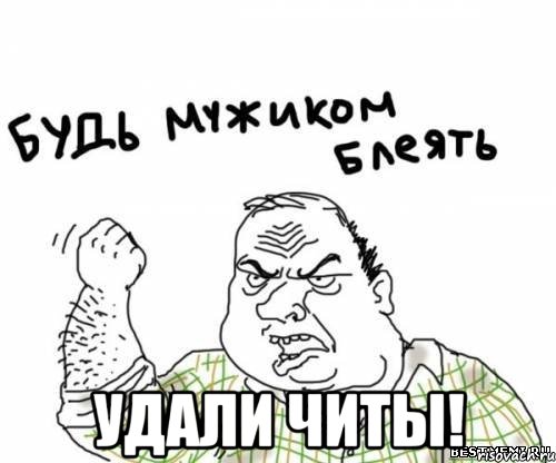  удали читы!, Мем блять